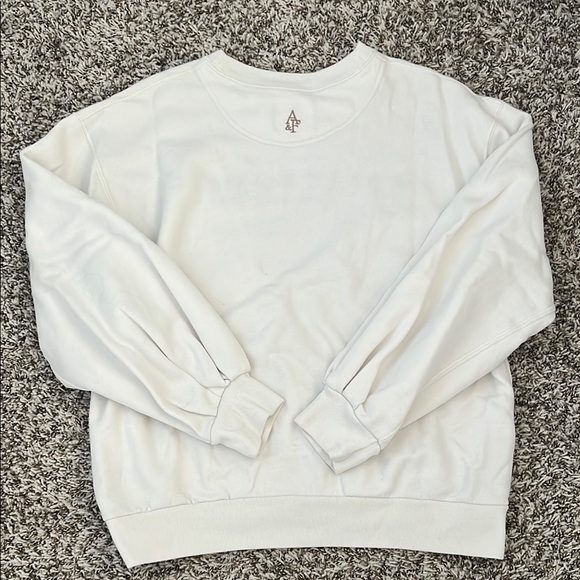 Abercrombie White Sweatshirt - Picture 2 of 4